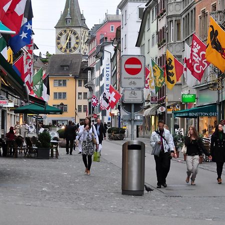 Pedestrian Area Close To Bahnhofstrasse Zürich Exterior foto